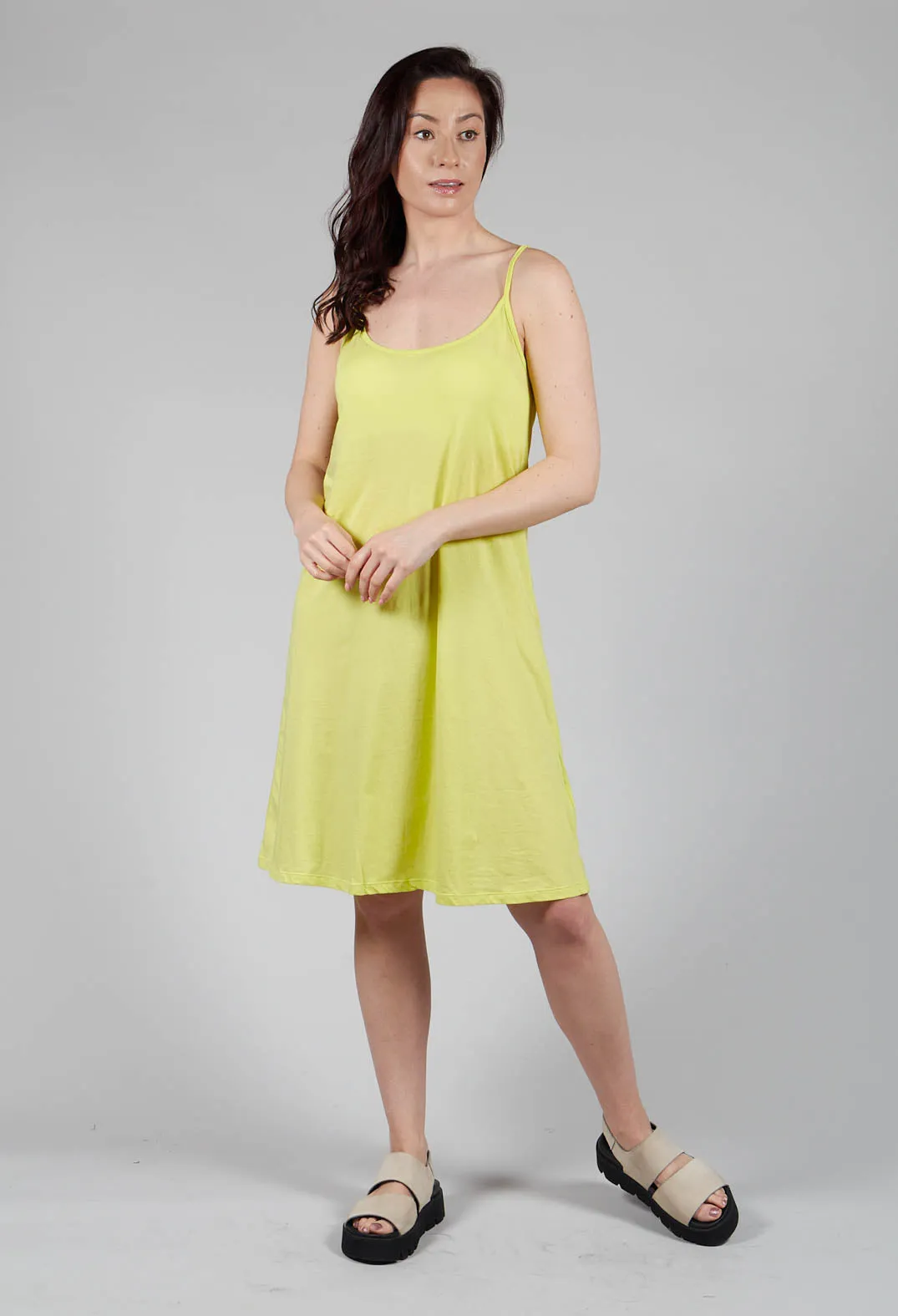 Slip Dress in Lime