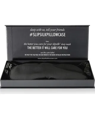 Slip Pure Silk Eye Mask Charcoal