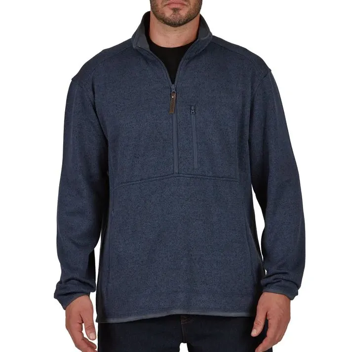 Smith's Workwear Mens 1/4 Zip Sweater Fleece Jacket