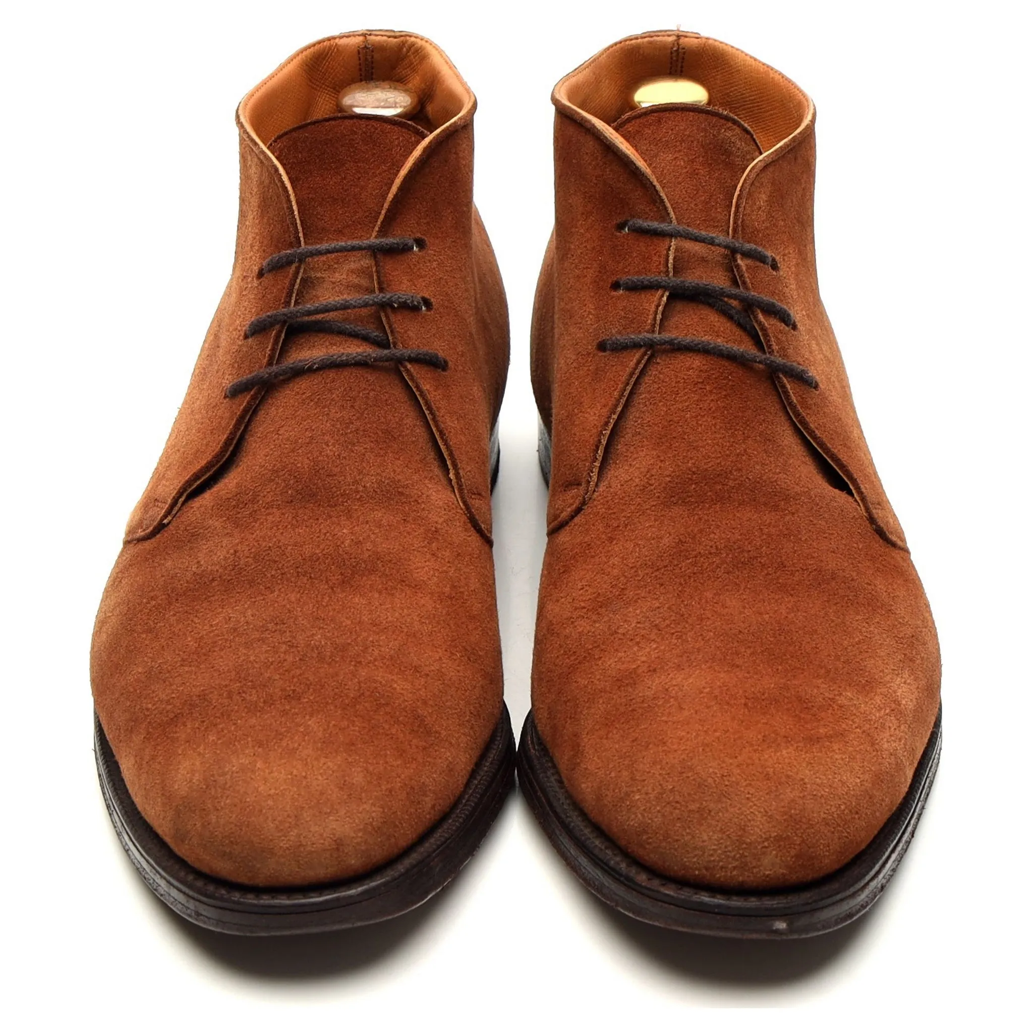 Tan Brown Suede Chukka Boots UK 9 E