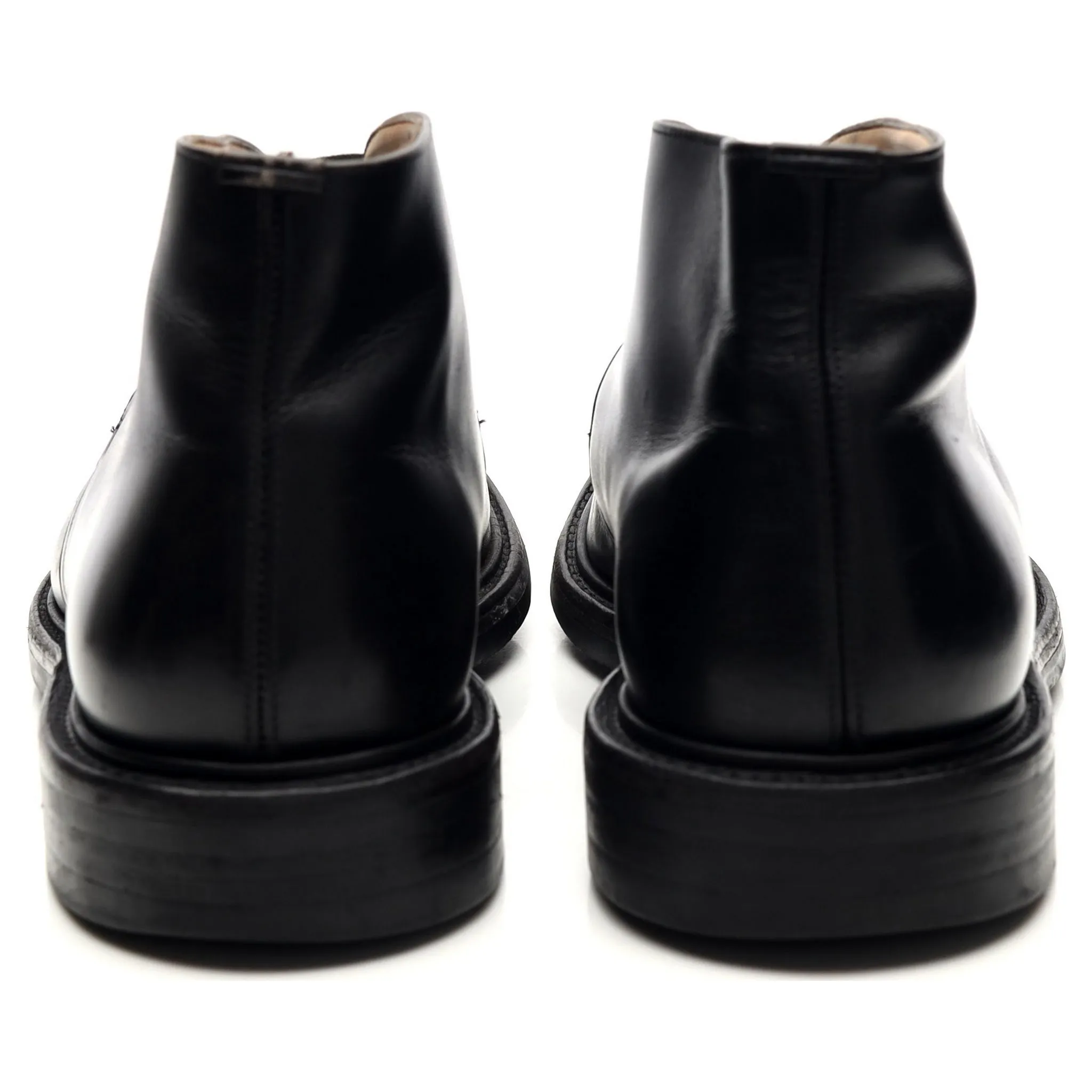 'Tasmania' Black Leather Chukka Boots UK 9 F