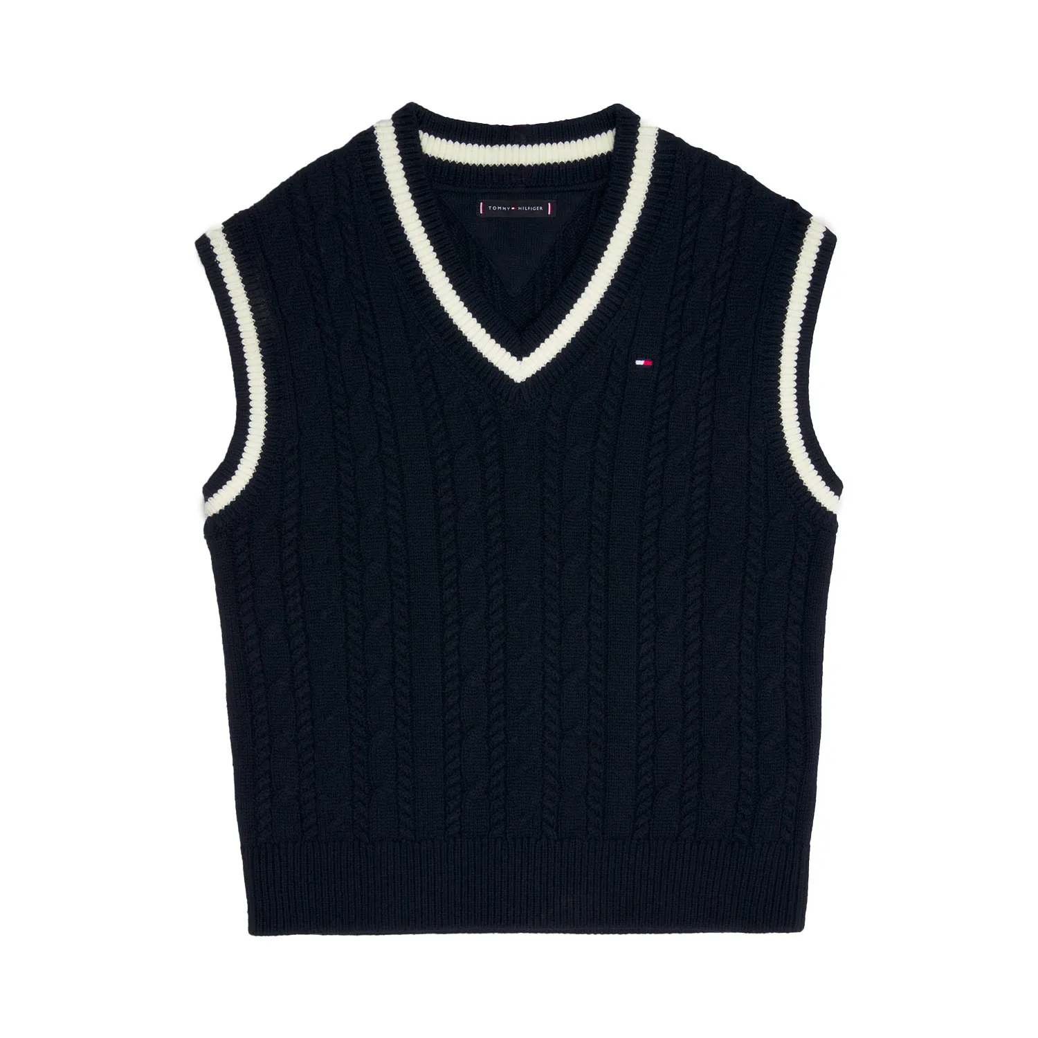 Tommy Hilfiger Essential Blue Sleeveless Pullover