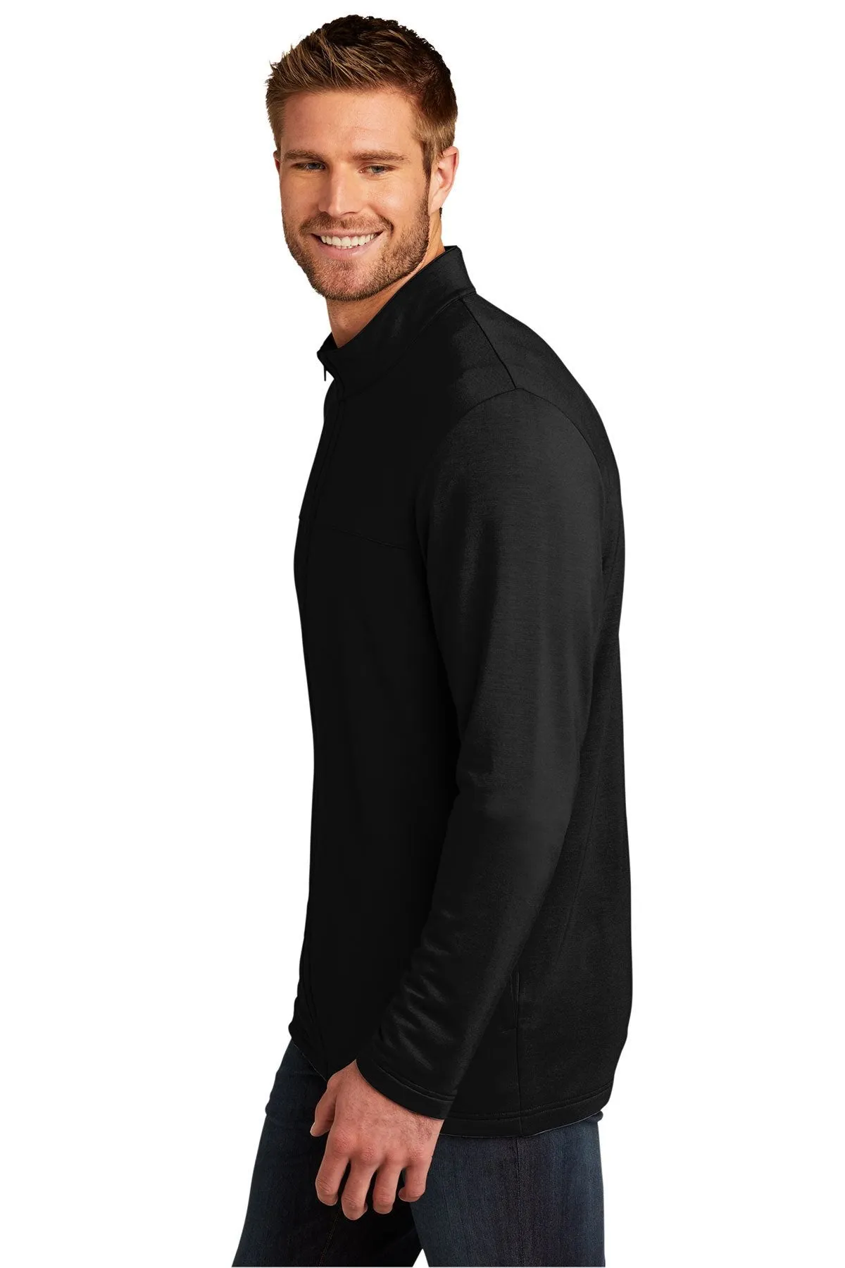 TravisMathew Newport Full-Zip Fleece TM1MU420 Black