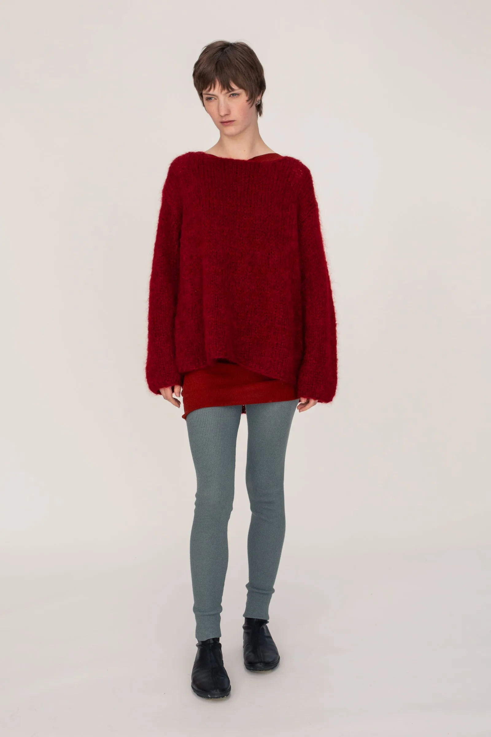 Tullur Mohair Handknit Jumper