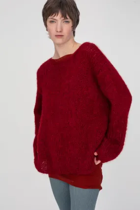 Tullur Mohair Handknit Jumper