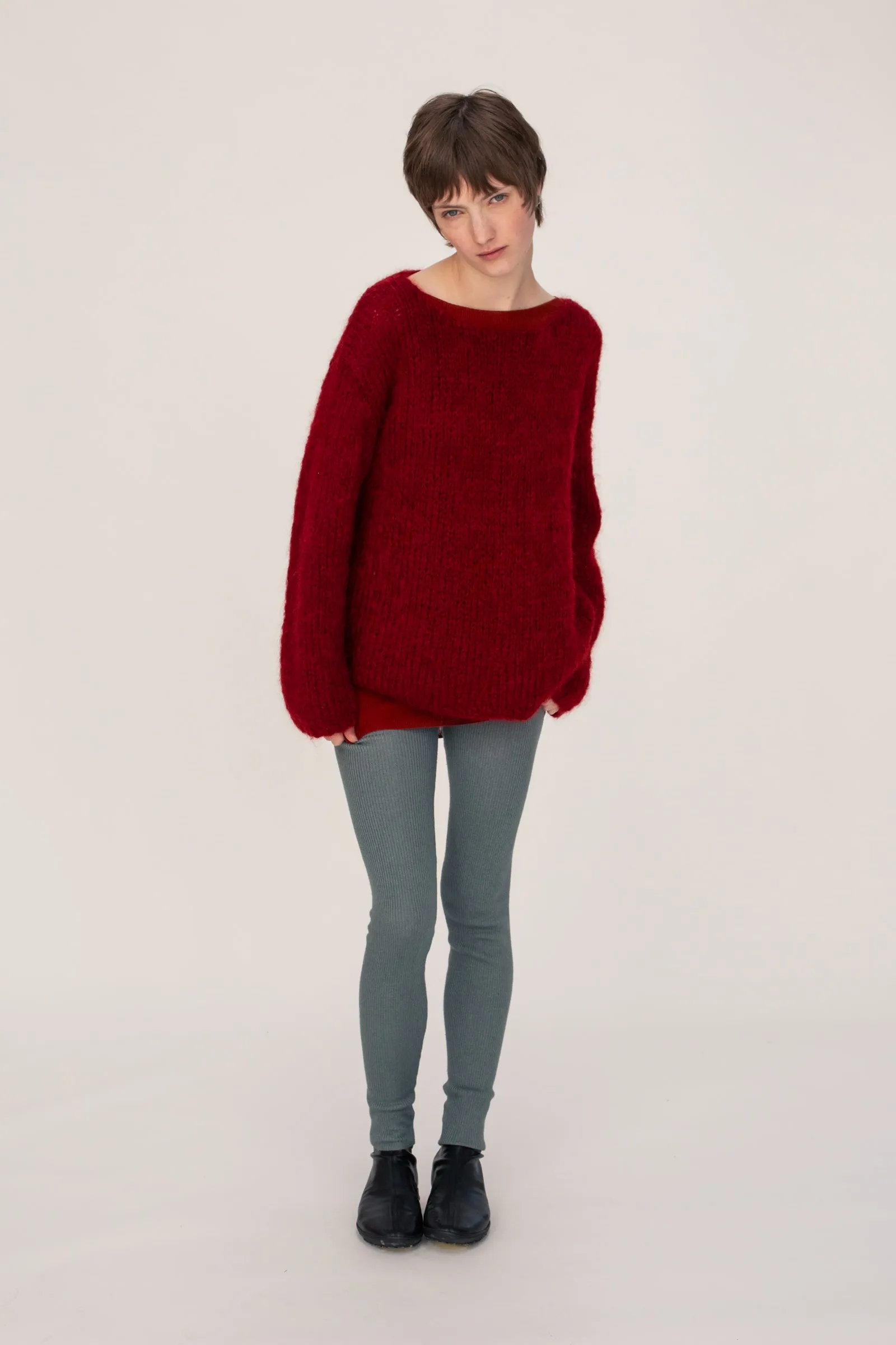 Tullur Mohair Handknit Jumper