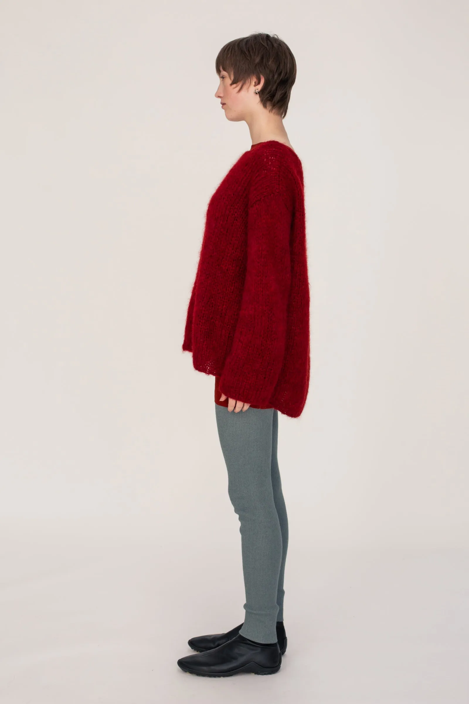 Tullur Mohair Handknit Jumper