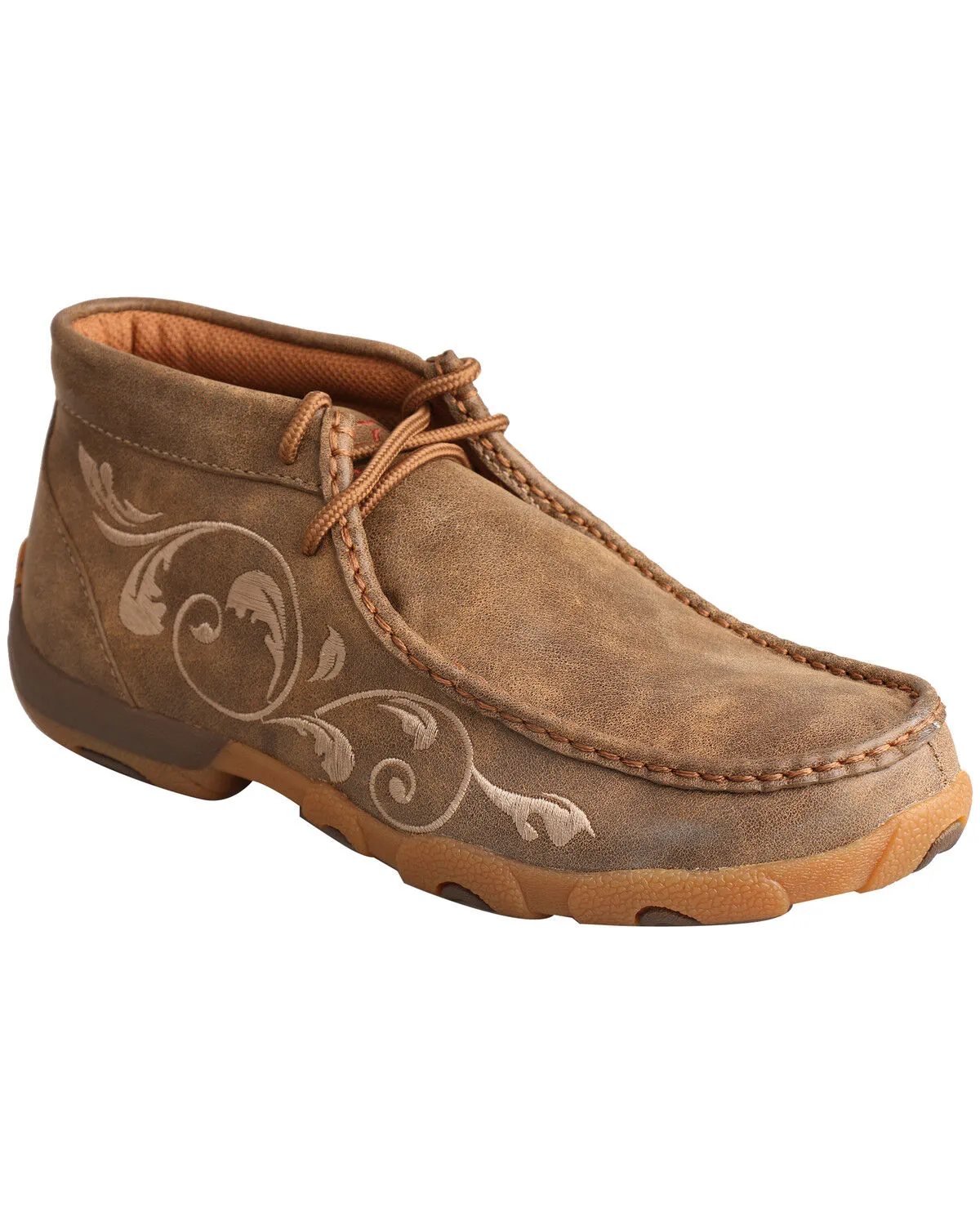 Twisted X Women's Embroidered Chukka Driving Mocs