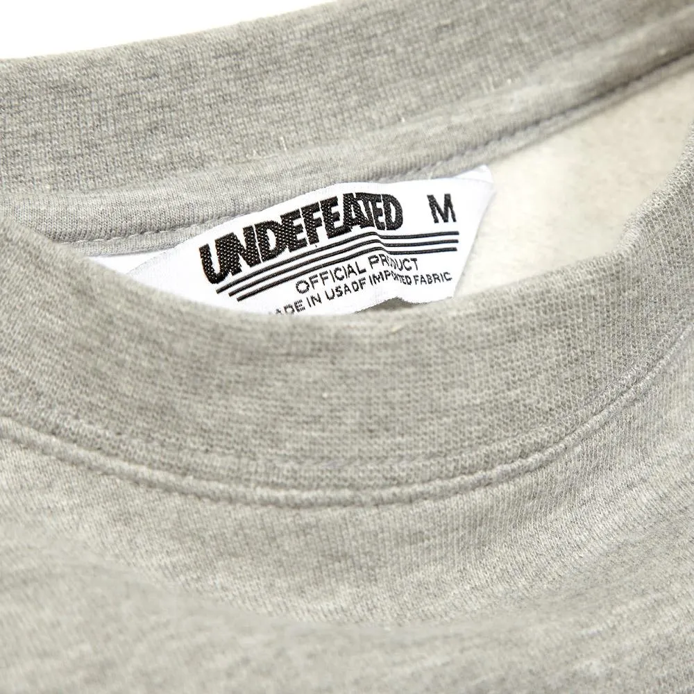 Undefeated UND Basic Pullover CrewGrey Heather