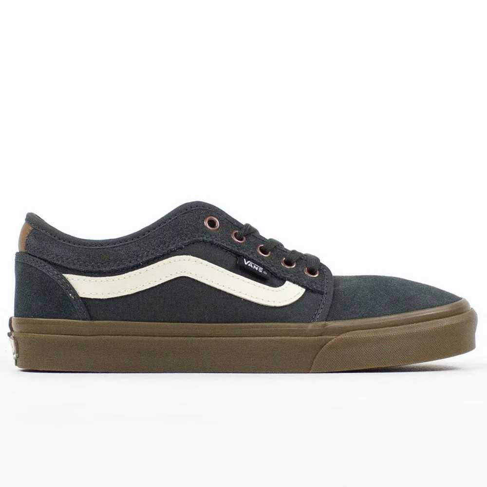 Vans Chukka Low Sidestripe Trainers - Dark Grey/Gum