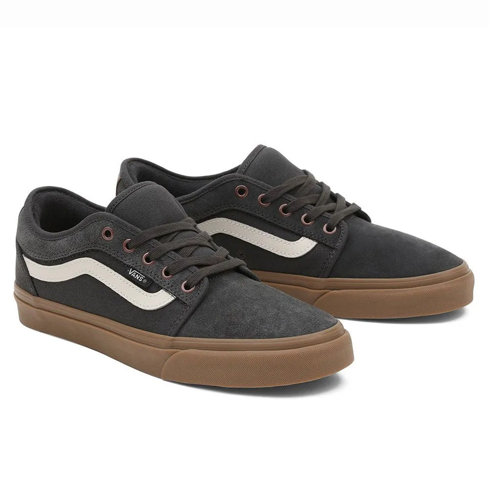 Vans Chukka Low Sidestripe Trainers - Dark Grey/Gum