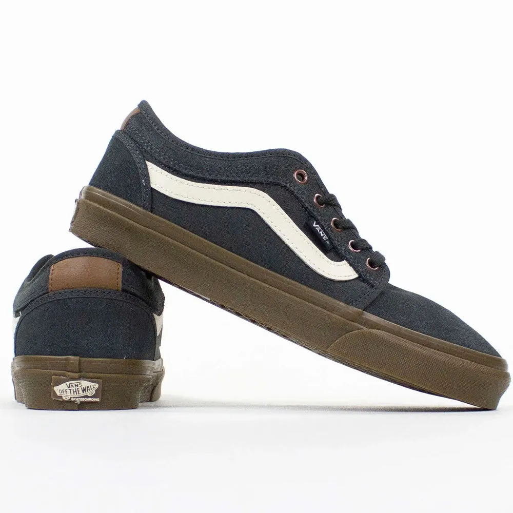 Vans Chukka Low Sidestripe Trainers - Dark Grey/Gum