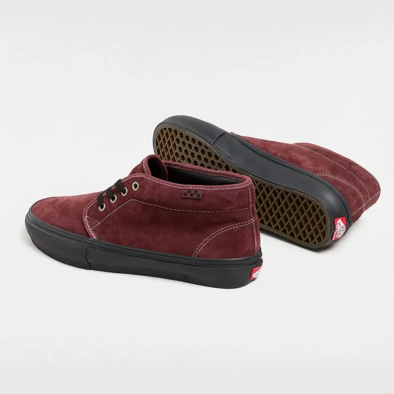 Vans Skate Chukka (Dark Red/Black)