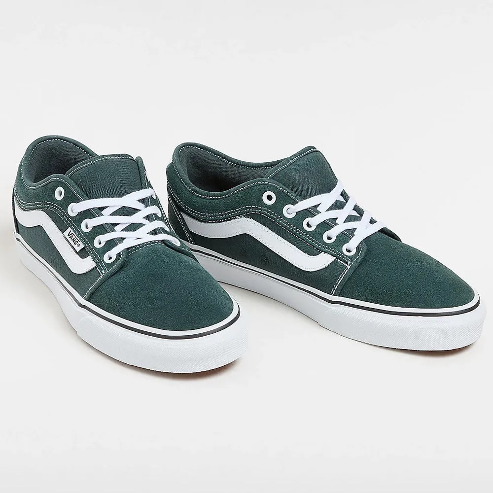 Vans Skate Chukka Low Sidestripe Trainers Green Gables/True White