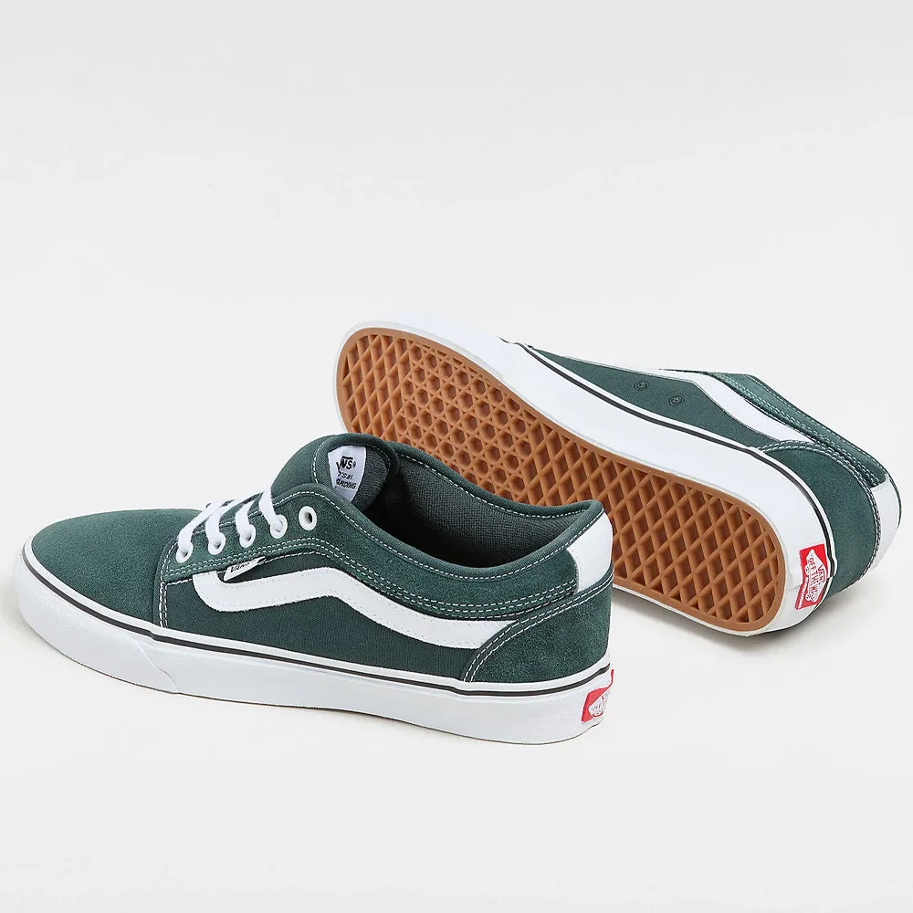 Vans Skate Chukka Low Sidestripe Trainers Green Gables/True White