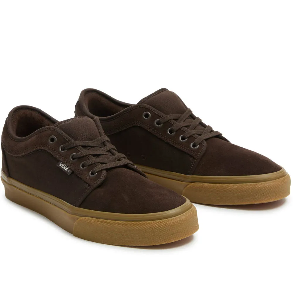 Vans Skate Chukka Low Trainers - Dark Brown/Gum