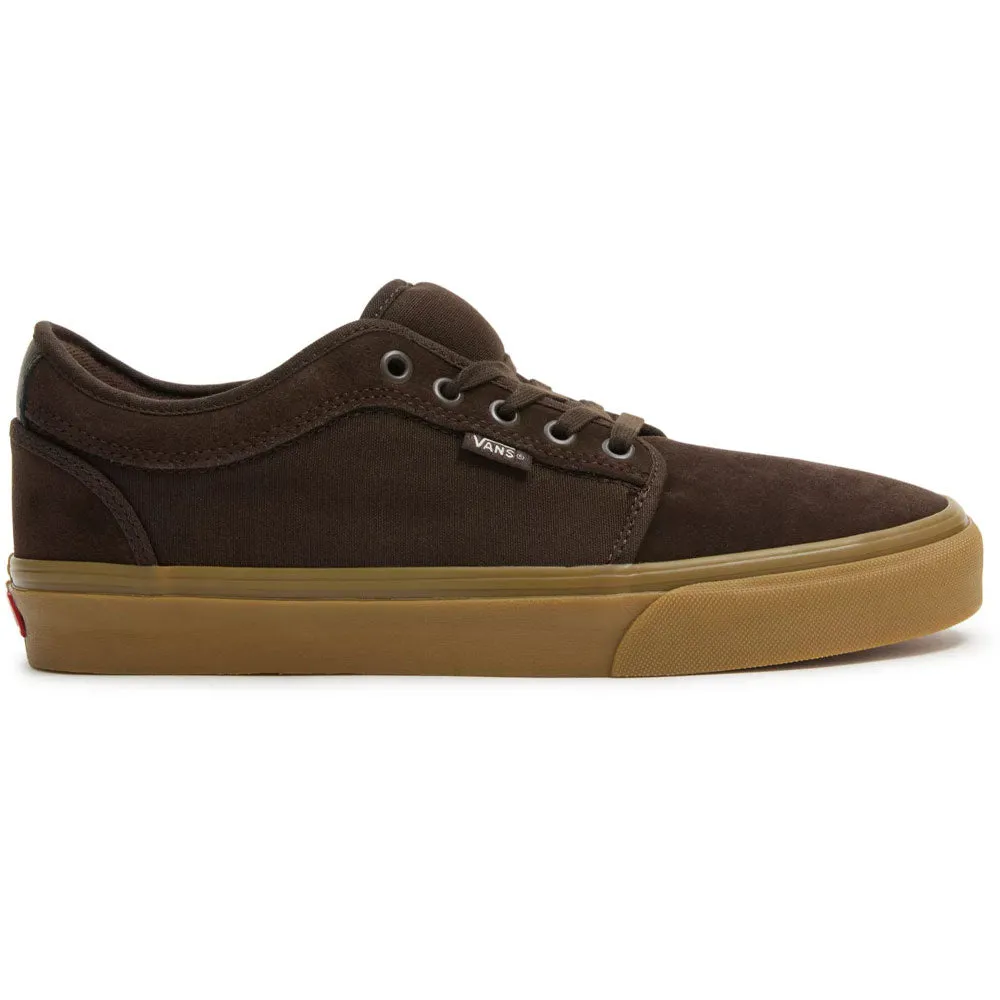 Vans Skate Chukka Low Trainers - Dark Brown/Gum