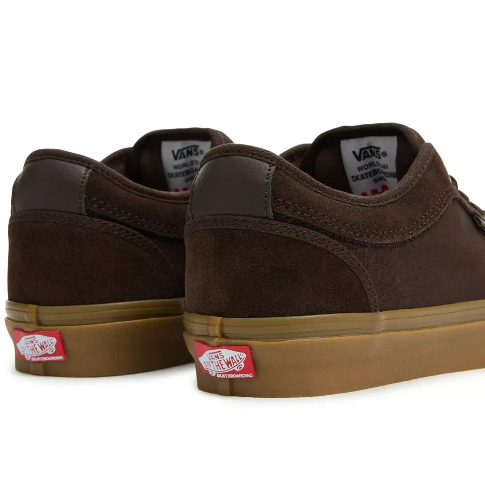 Vans Skate Chukka Low Trainers - Dark Brown/Gum