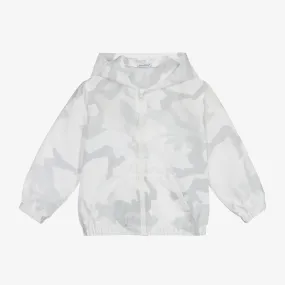 White Camo Windbreaker Jacket