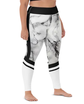 White Marble Leggings