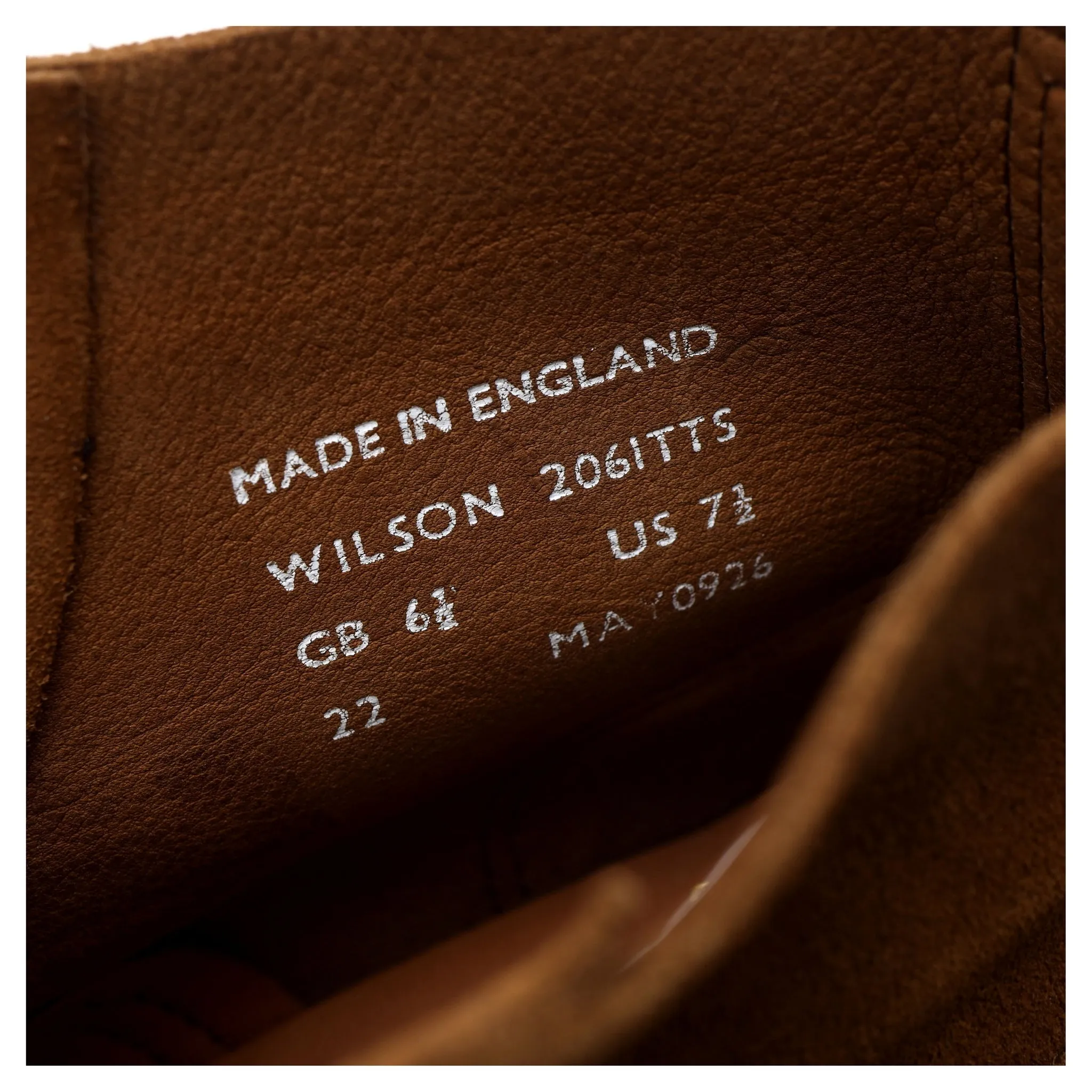 'Wilson' Brown Suede Apron Boots UK 6.5