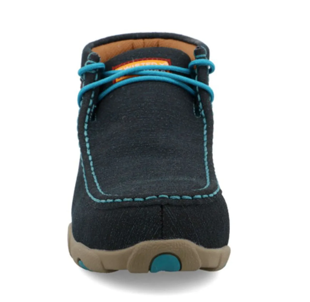 Women's Twisted X NT Work Chukka Driving Moc - Dark Teal & Turquoise