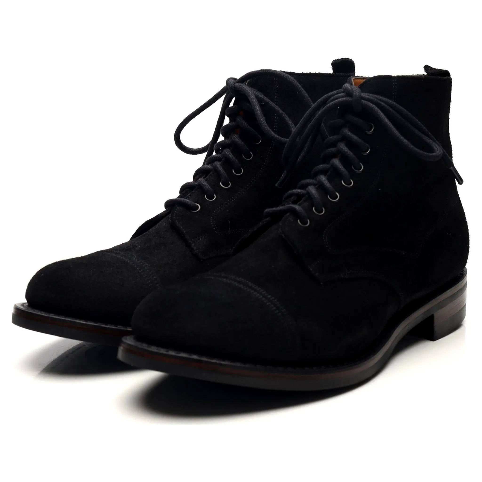 Women's 'Jess' Black Suede Boots UK 6.5 D