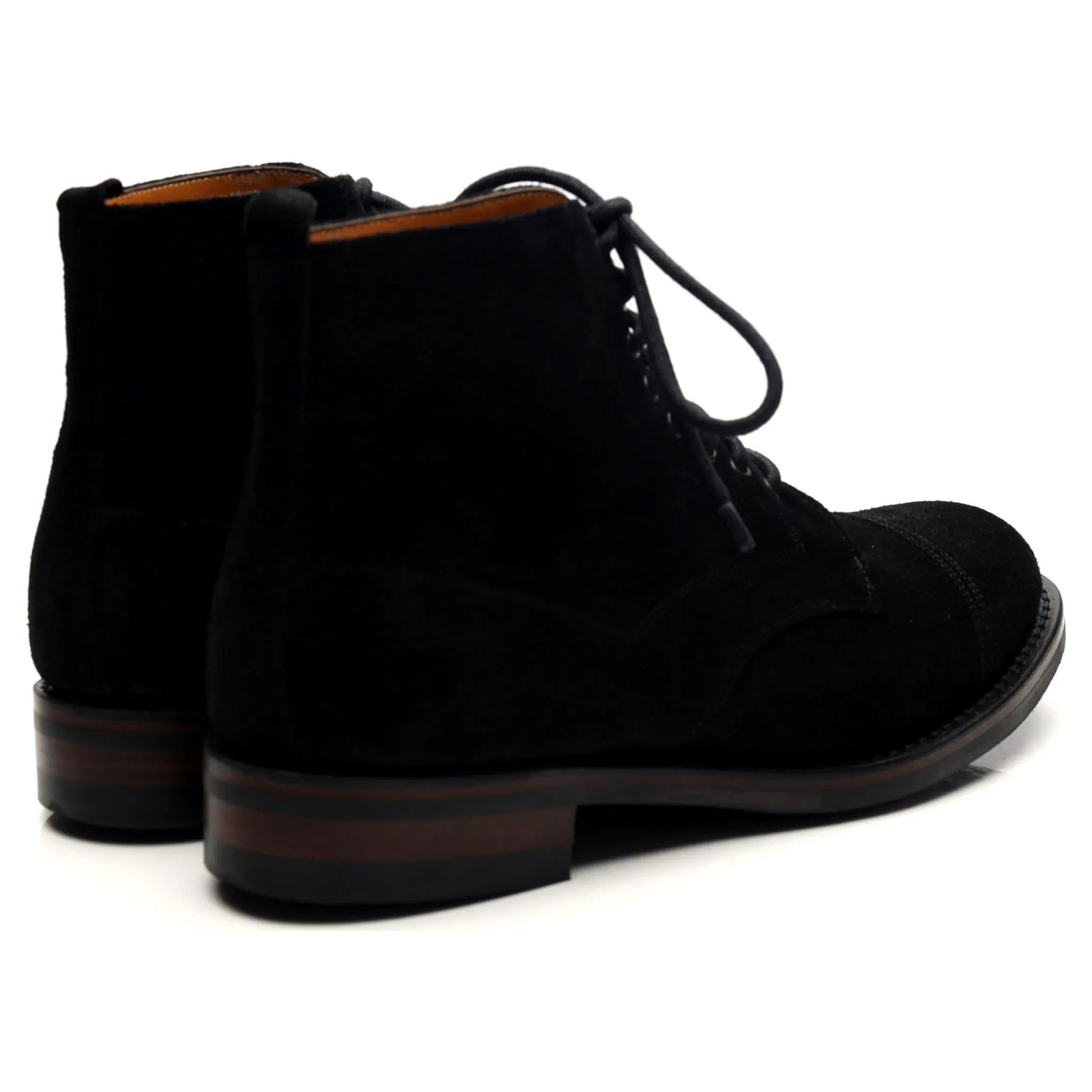 Women's 'Jess' Black Suede Boots UK 6.5 D