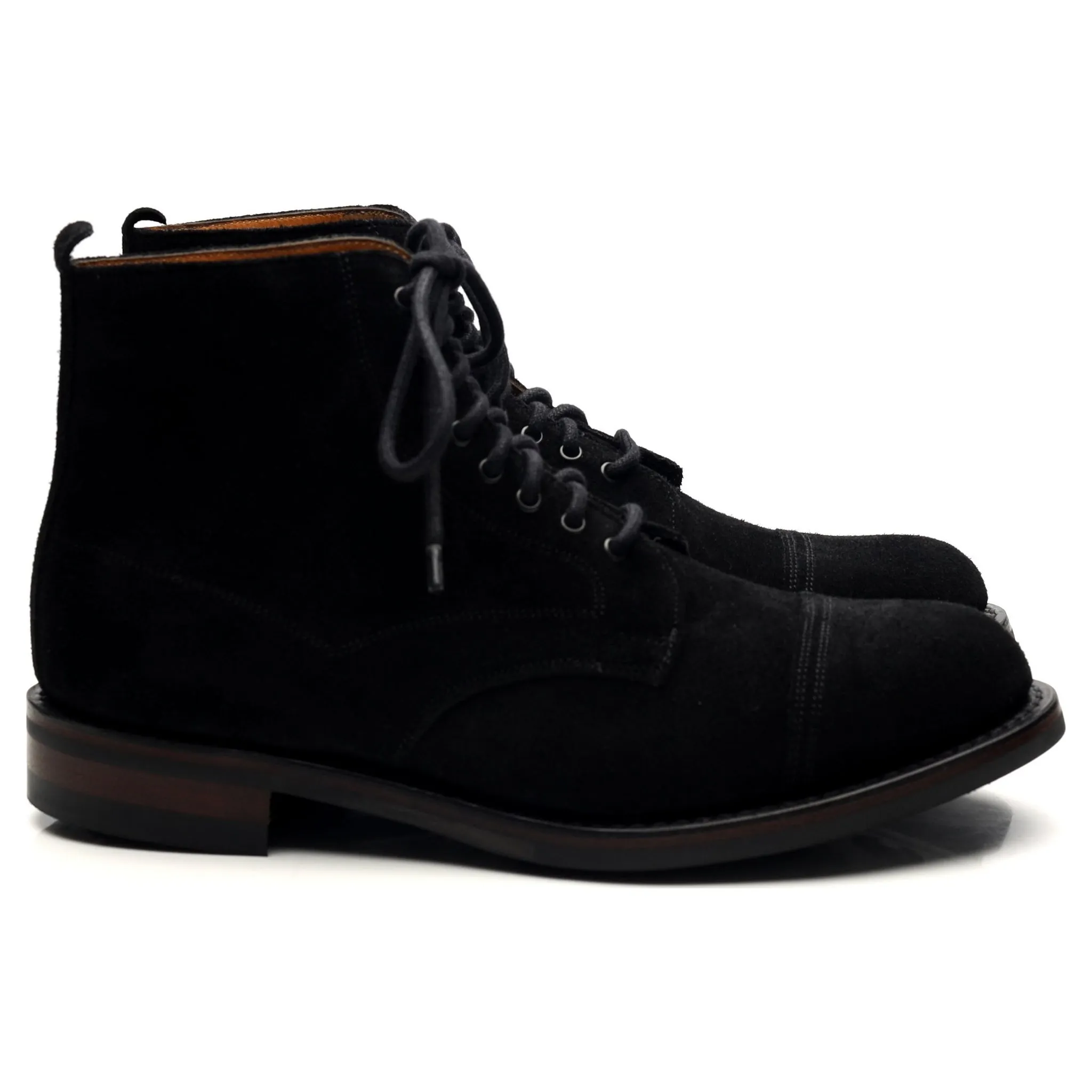 Women's 'Jess' Black Suede Boots UK 6.5 D