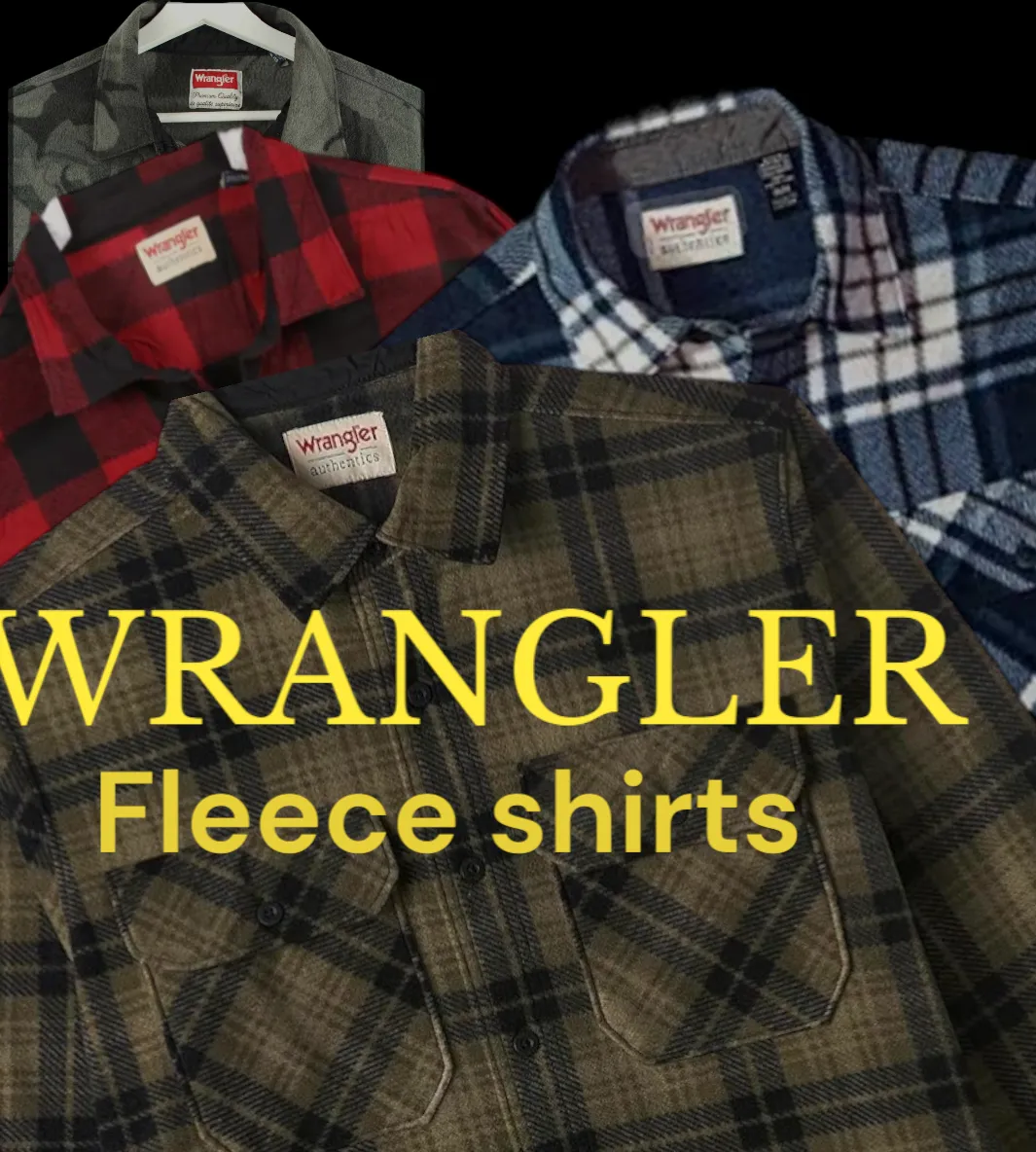 Wrangler Fleece Men shirts 15 Pieces