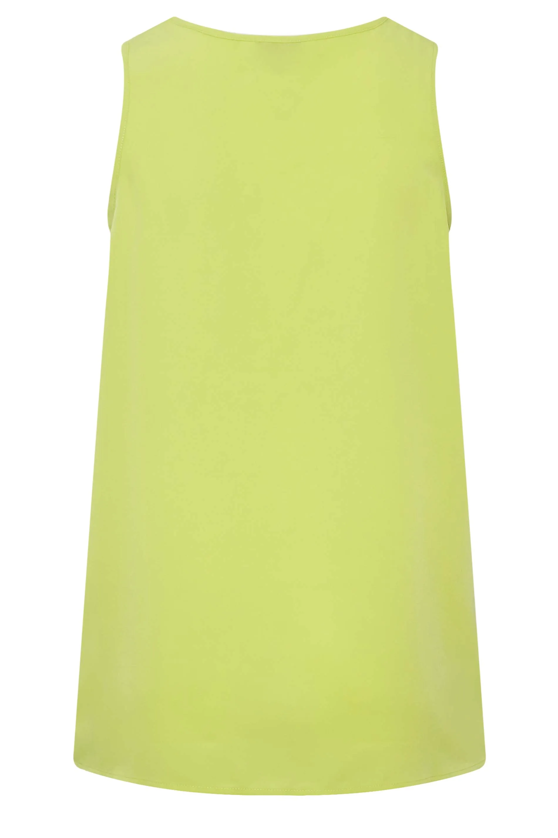 YOURS Curve Lime Green Cami Vest Top